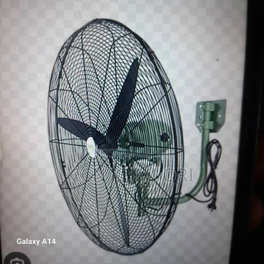 Ox Industrial 18-Inch Wall Fan. Copper Coil