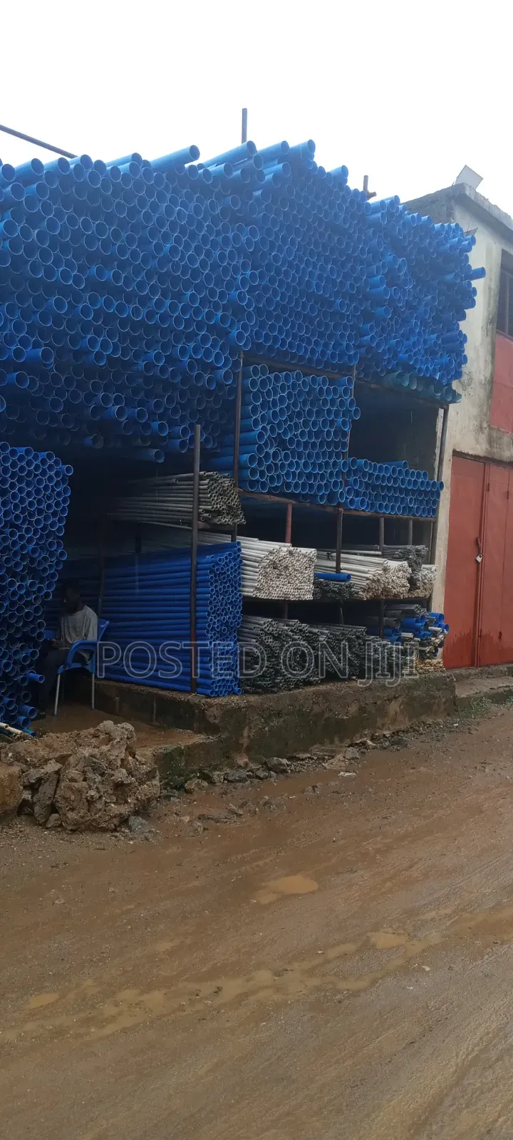 PVC Blue Pipe and Fittings