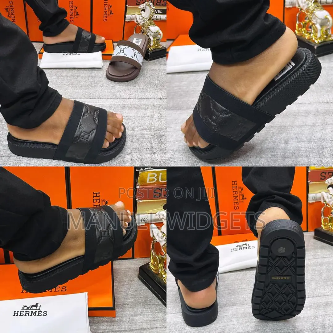 Hermes Carton Luxury Slides – Premium Quality