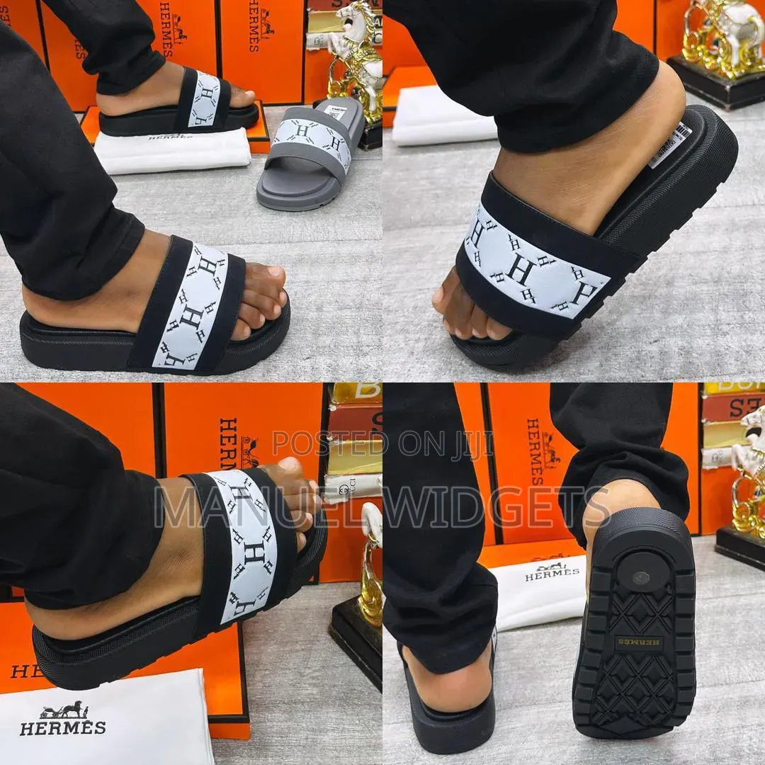 Hermes Carton Luxury Slides – Premium Quality