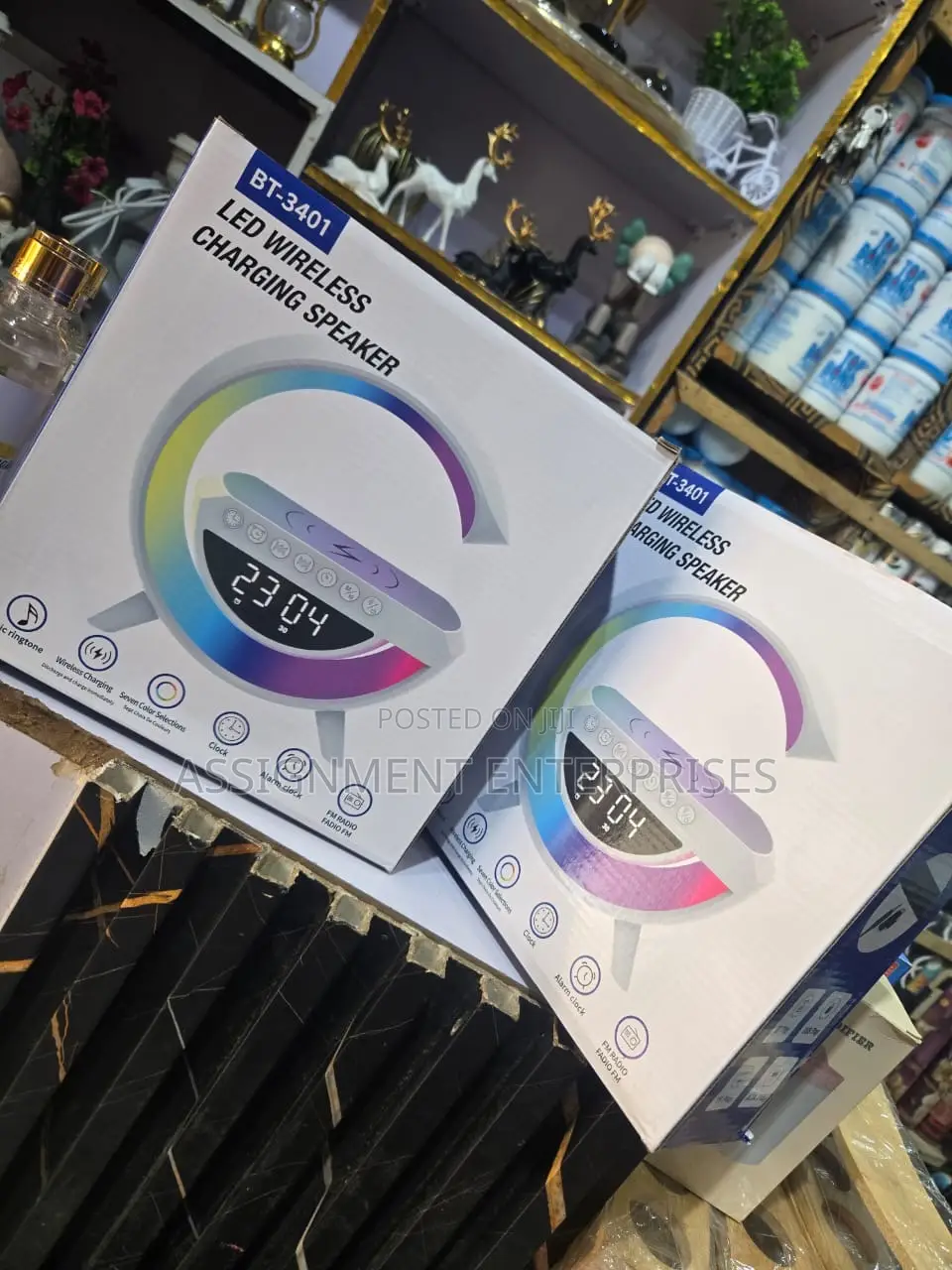Bt-3401 Led Wireless Charging Speaker