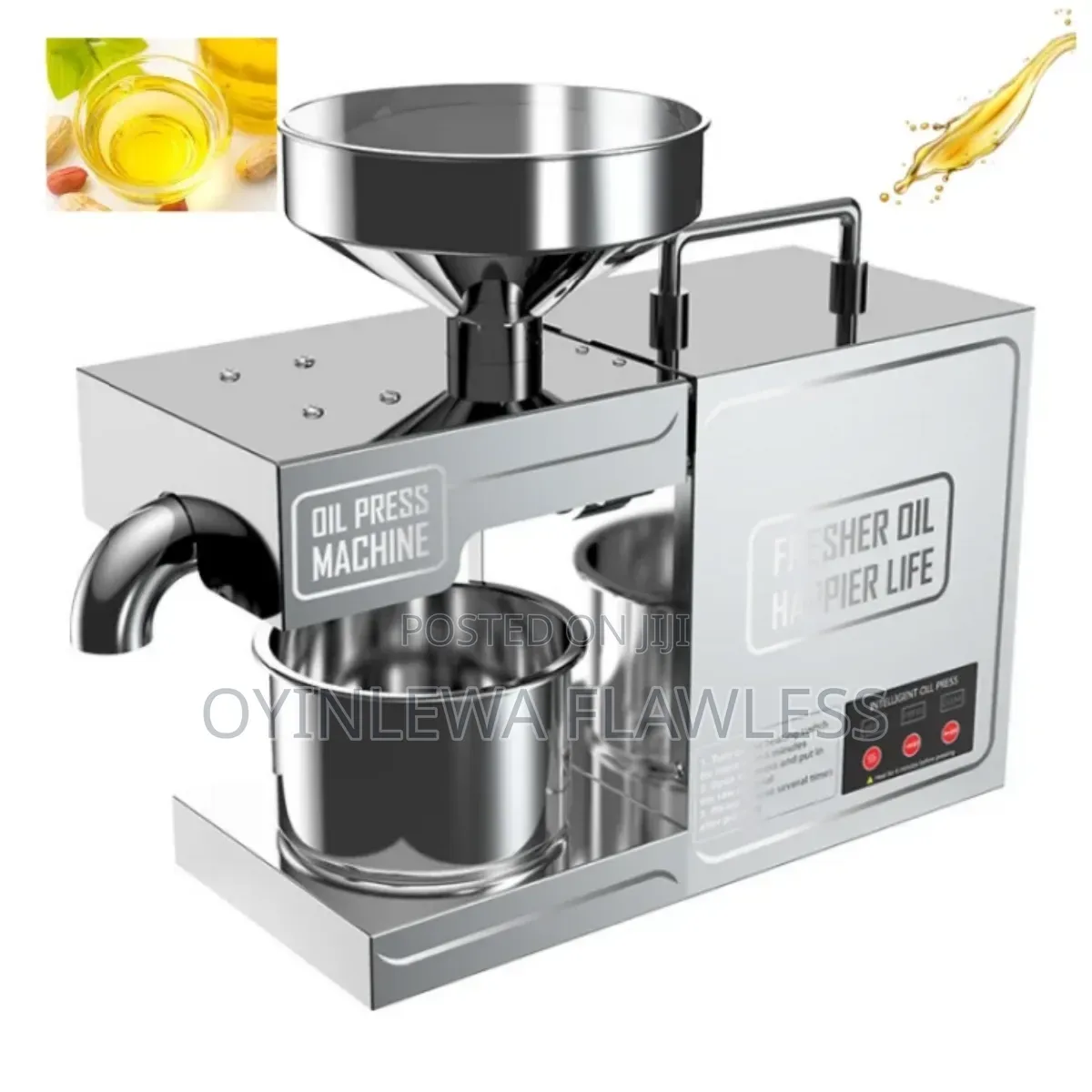 B03 Smart Electric Stainless Steel Hot Cold Oil Extractor