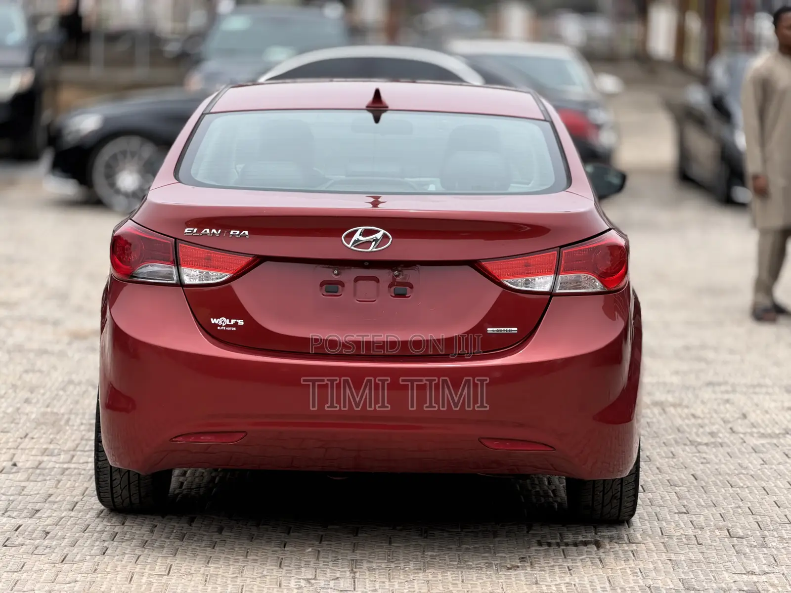 Hyundai Elantra Limited 2012 Burgundy