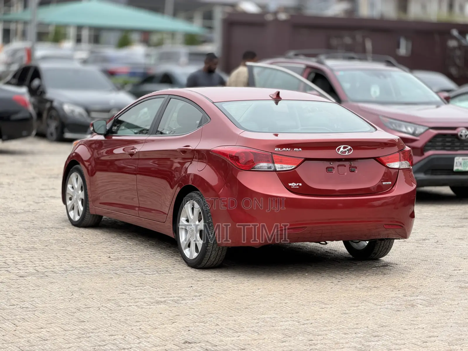 Hyundai Elantra Limited 2012 Burgundy