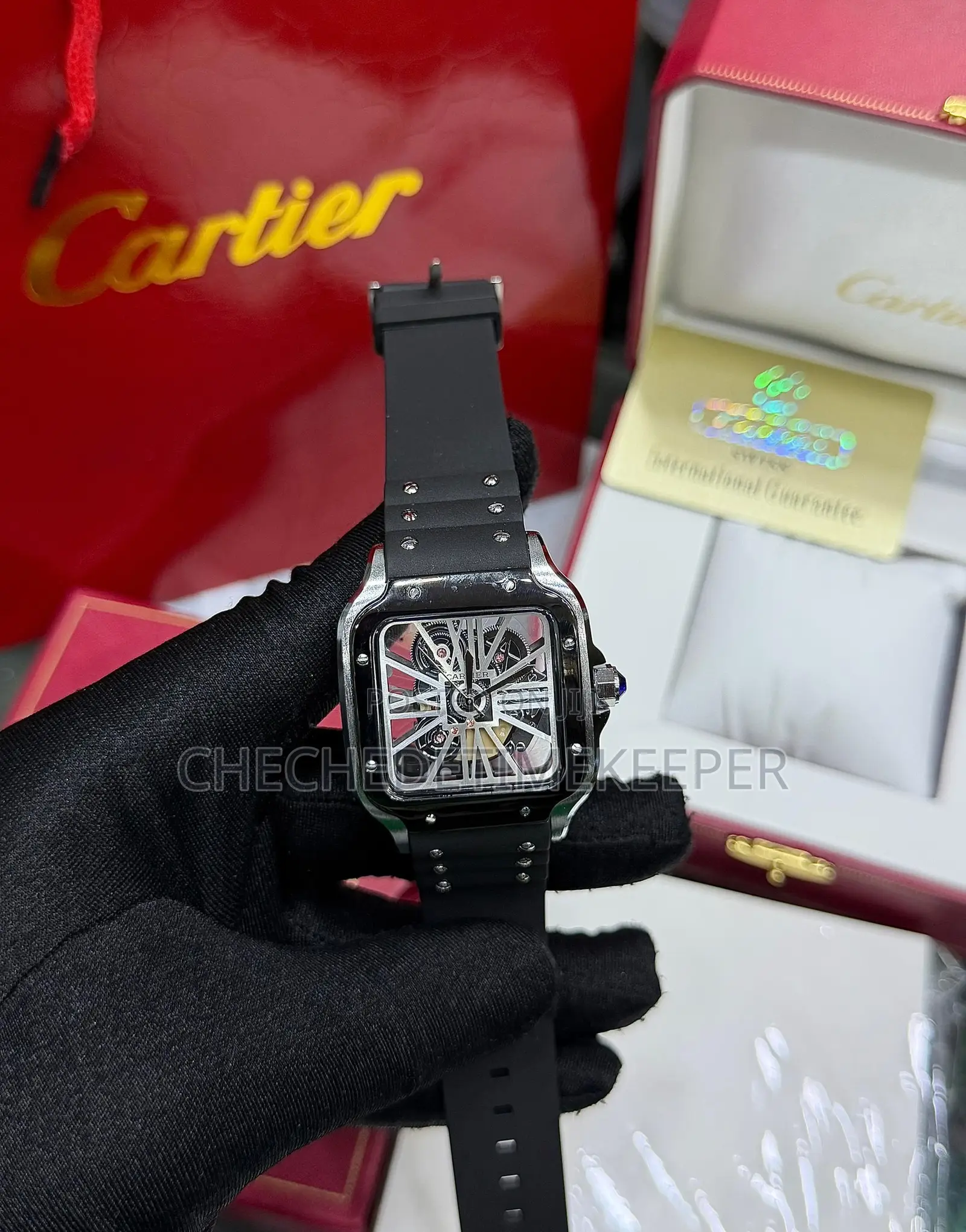 Cartier Skeleton Transparent Design