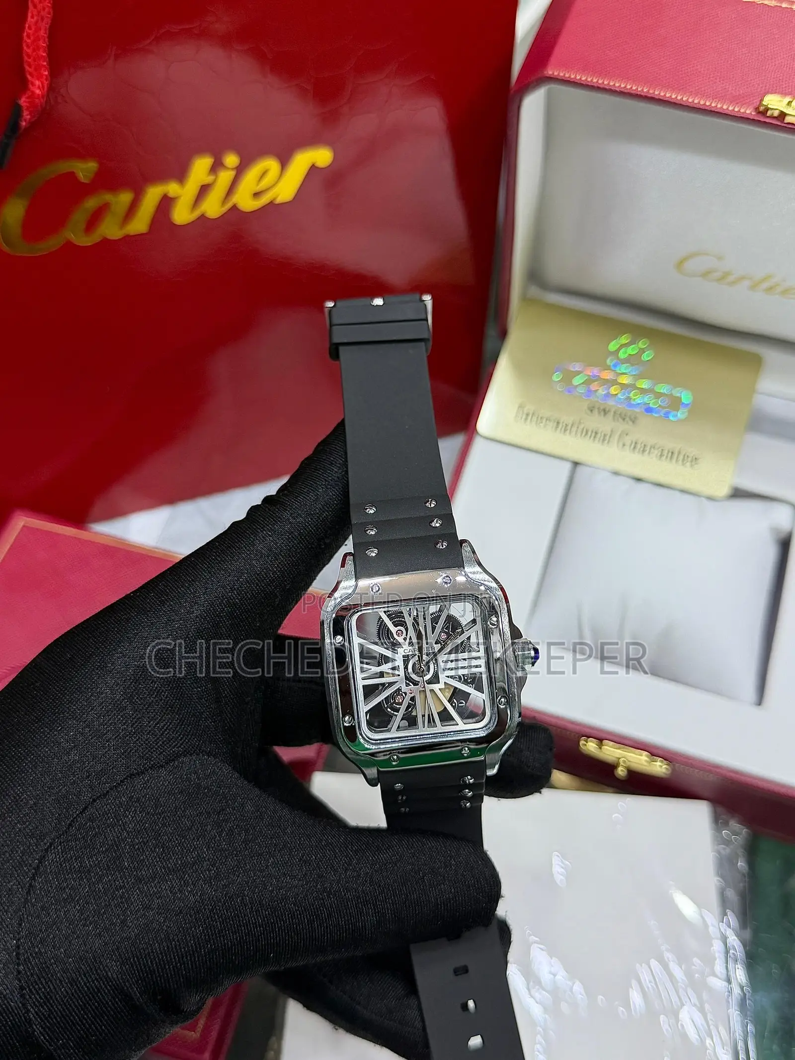 Cartier Skeleton Transparent Design