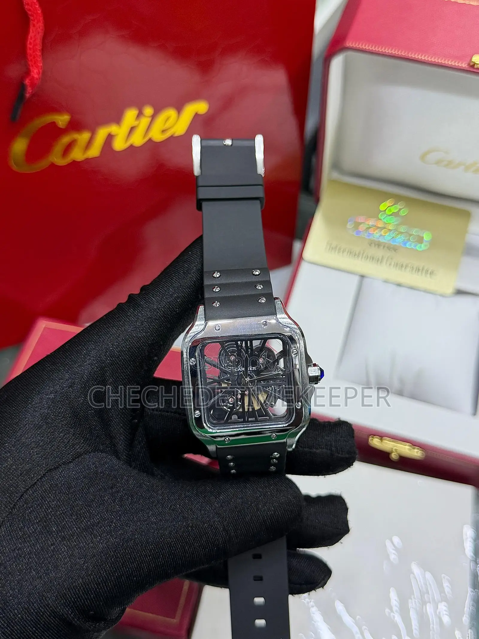 Cartier Skeleton Transparent Design