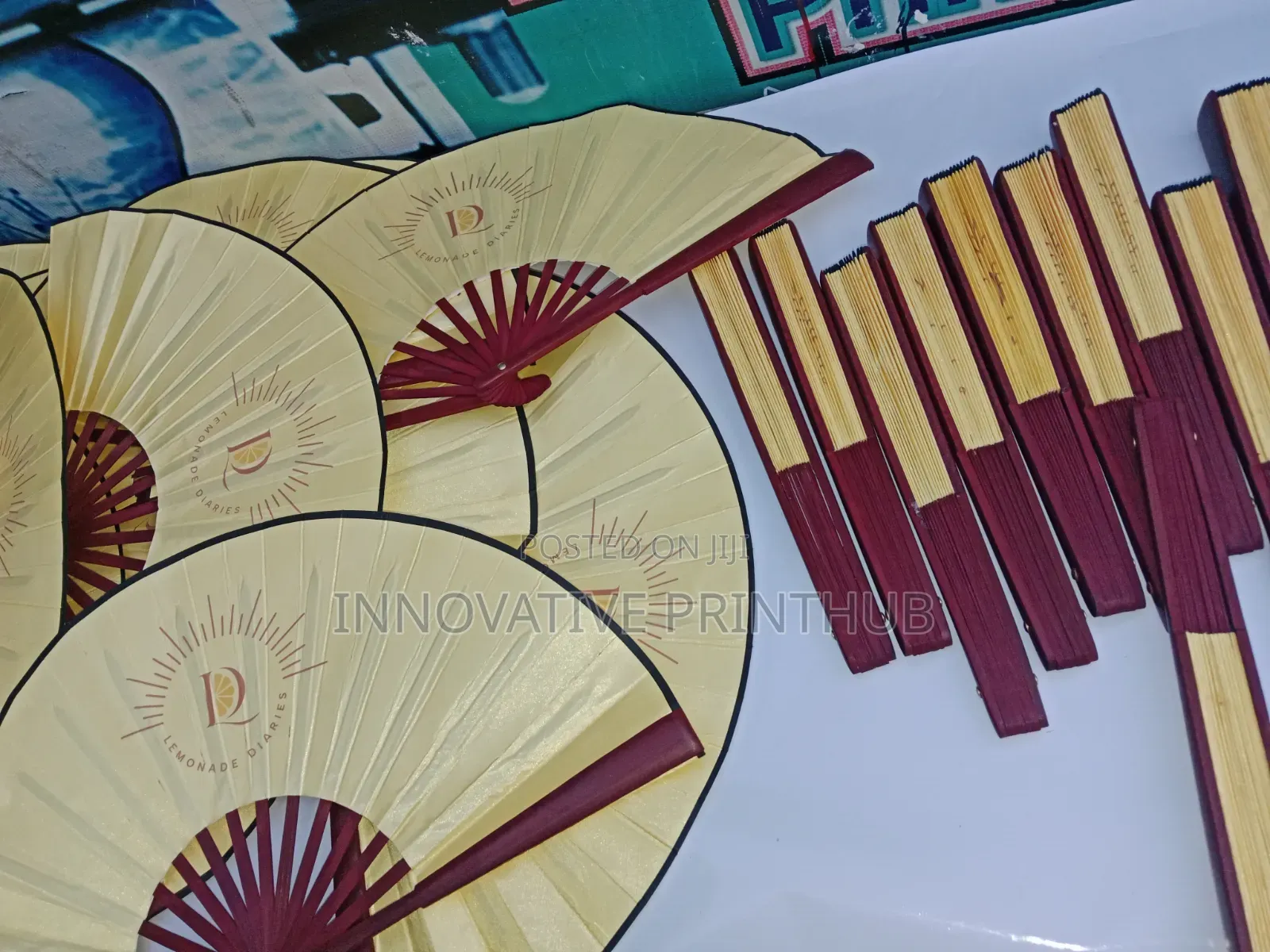 Foldable Handfan / Chinese Wooden Handfan Printing