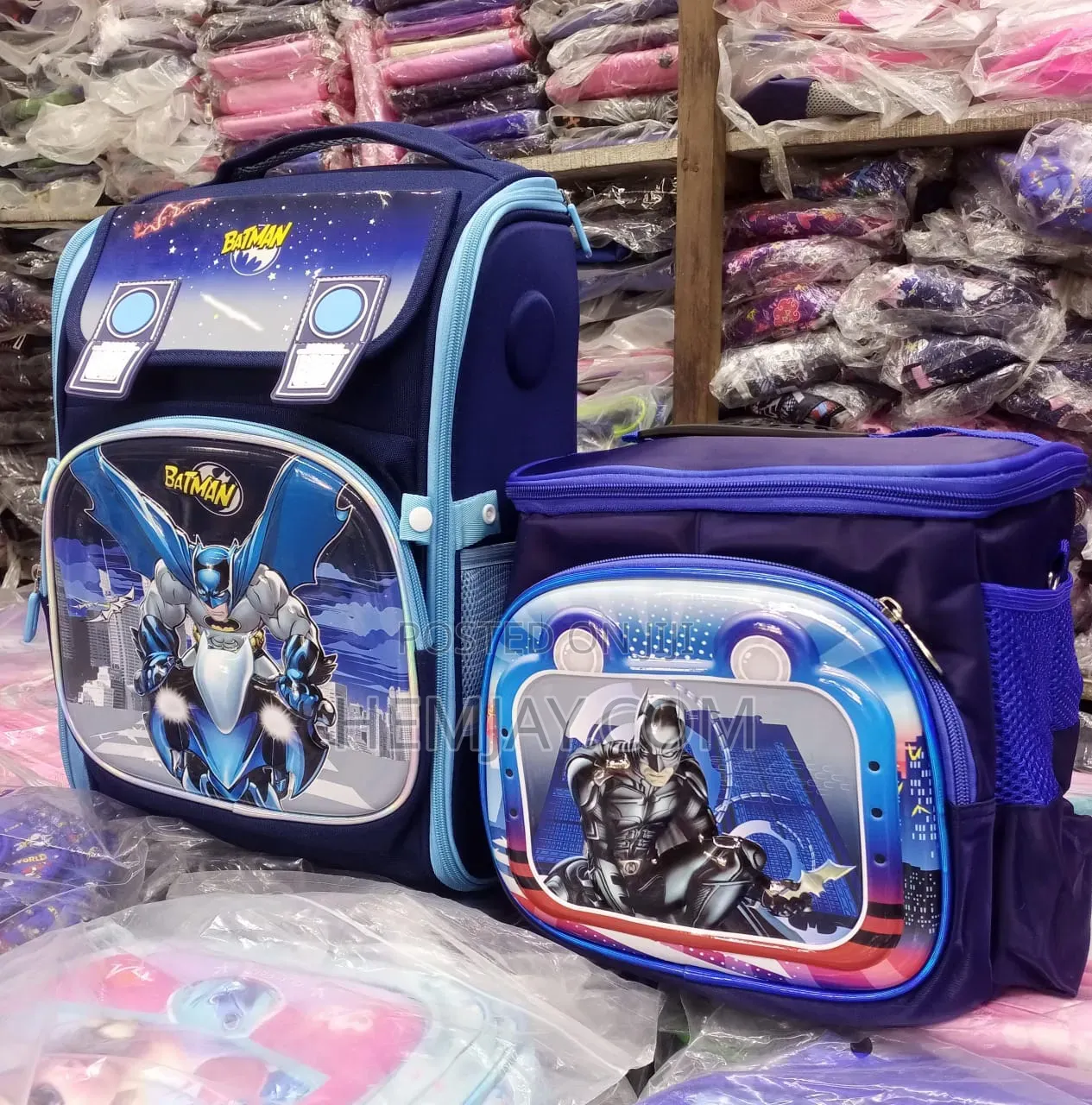 2in1 School Bag and Launch Bags. (Free Water Bottle)