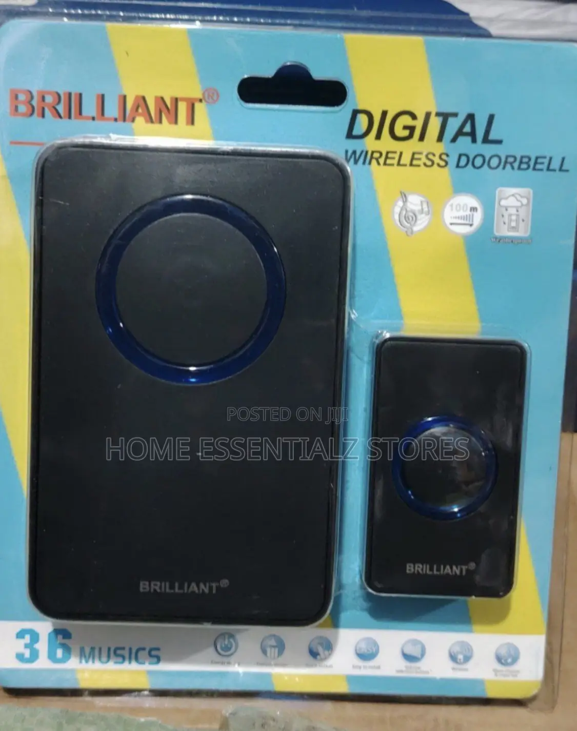 Wireless Digital Doorbell With 36 Tunes