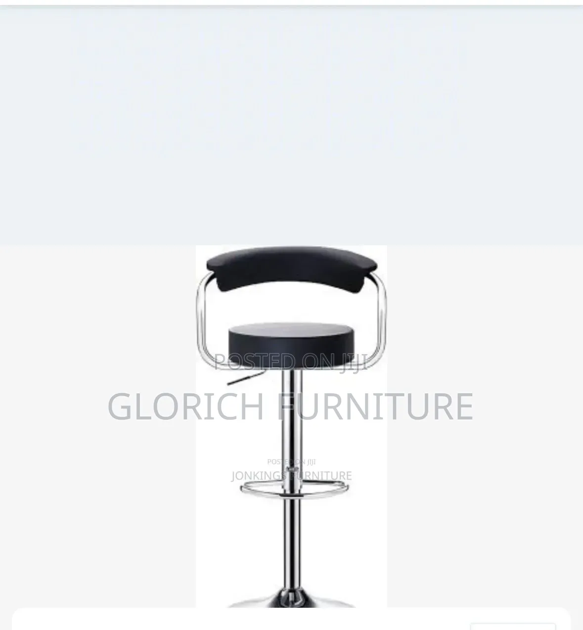 Sturdy Leather Bar Stool