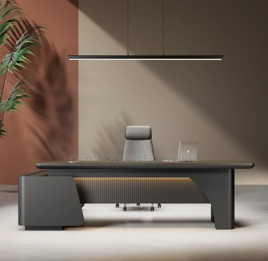 Dark Colored 2.4m Executive Office Table
