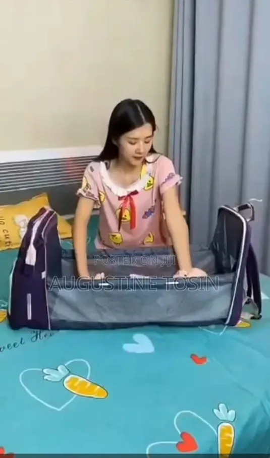 Baby Bag With Portable Sleeping Cot