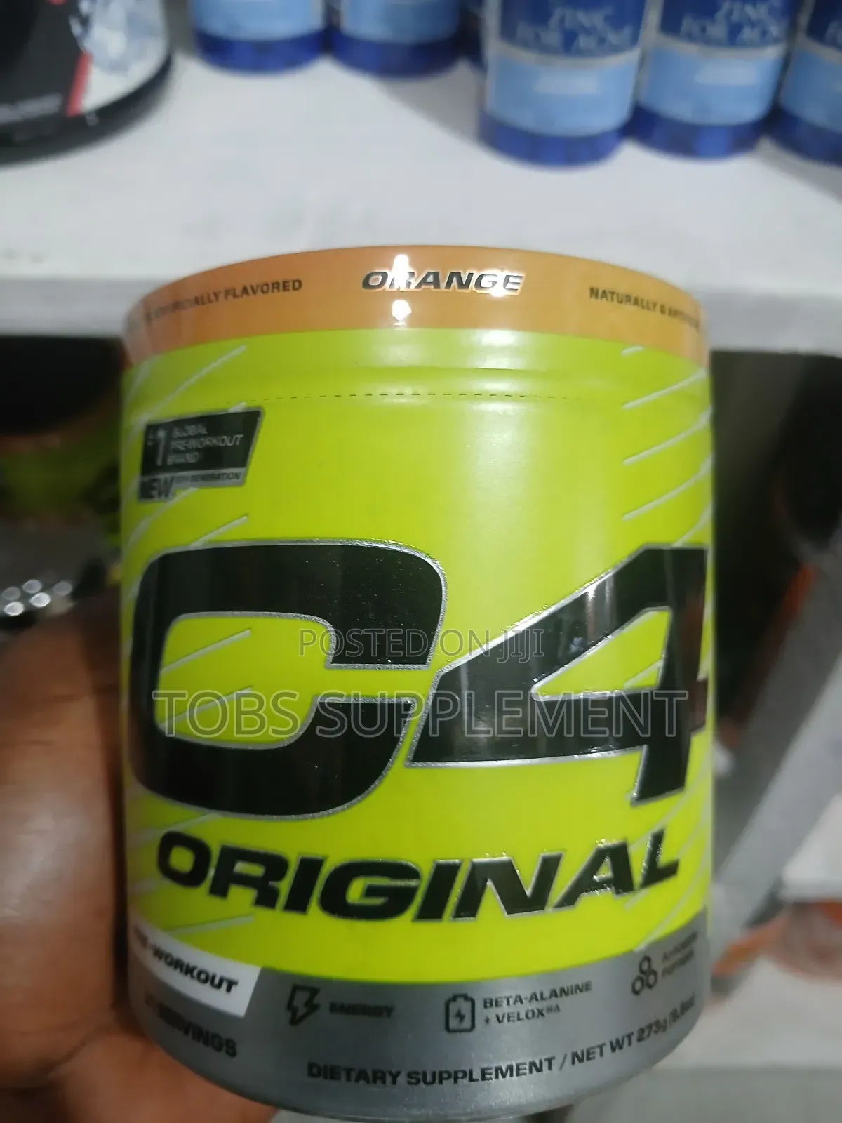 Cellucor C4 Original Pre-Workout Powder – Orange Flavor (30 Servings)