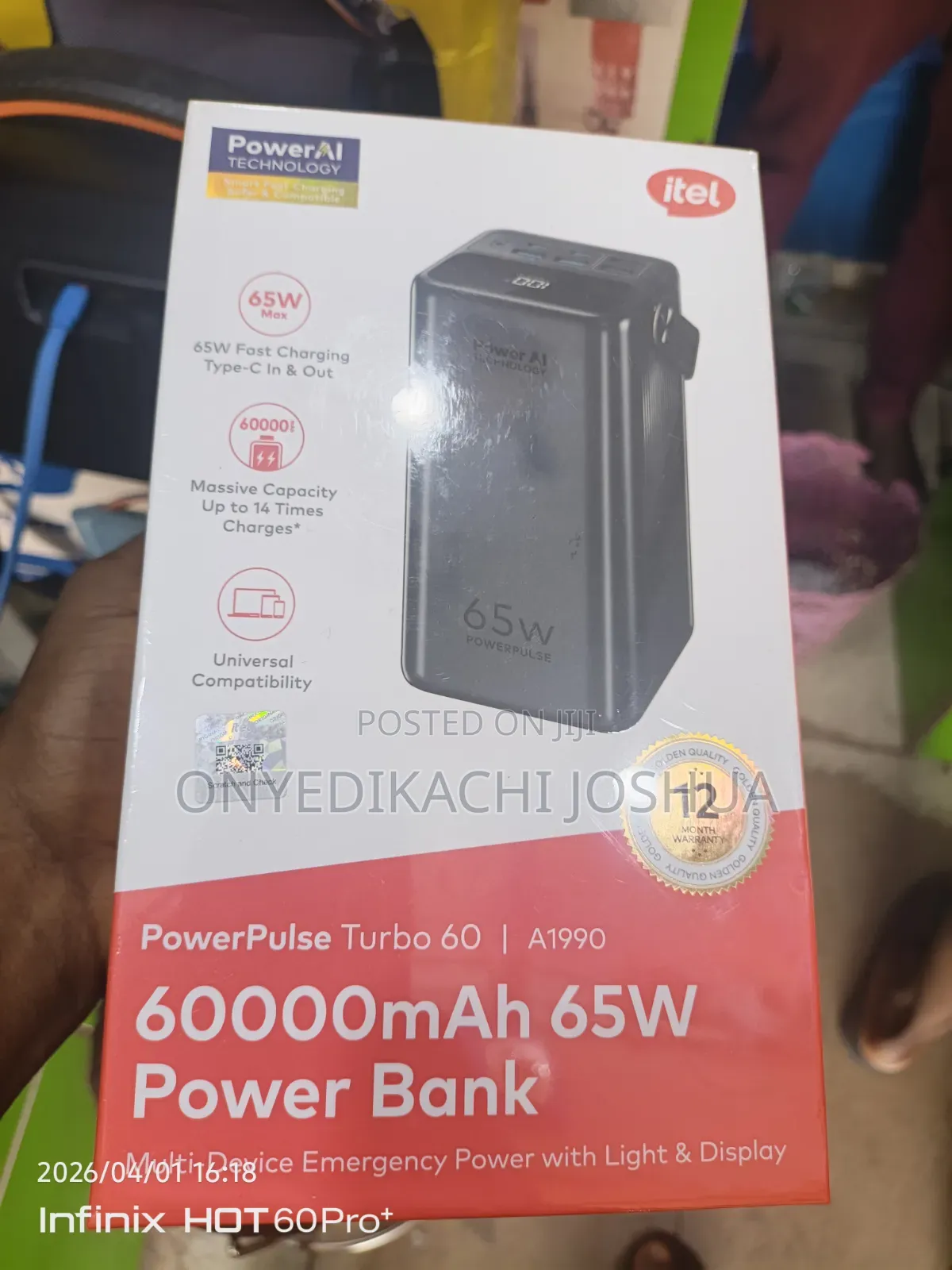 Itel Power Bank