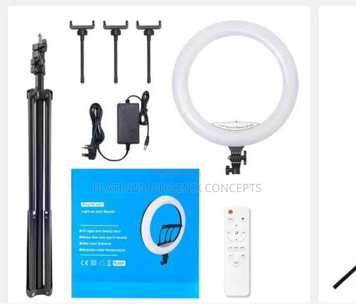 18inches Ring Light With 210cm Tripod Stand
