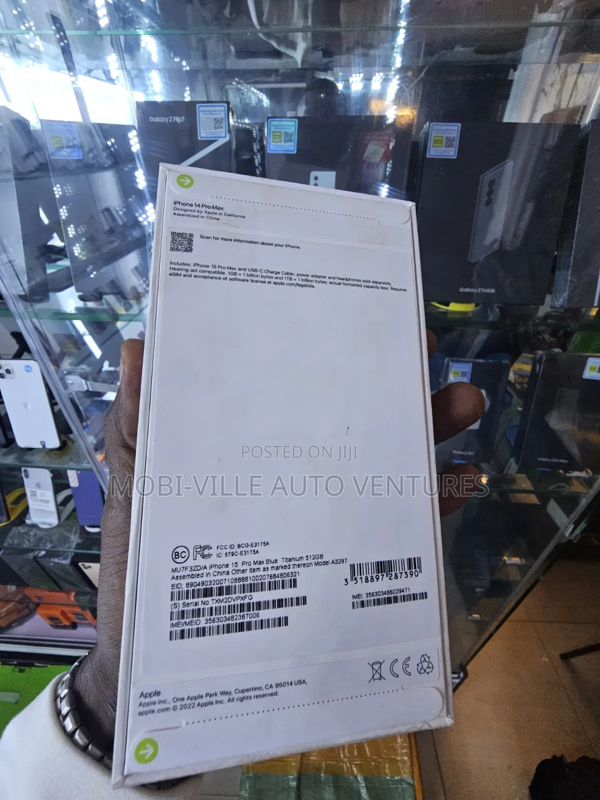 New Apple iPhone 15 Pro Max 512 GB Blue