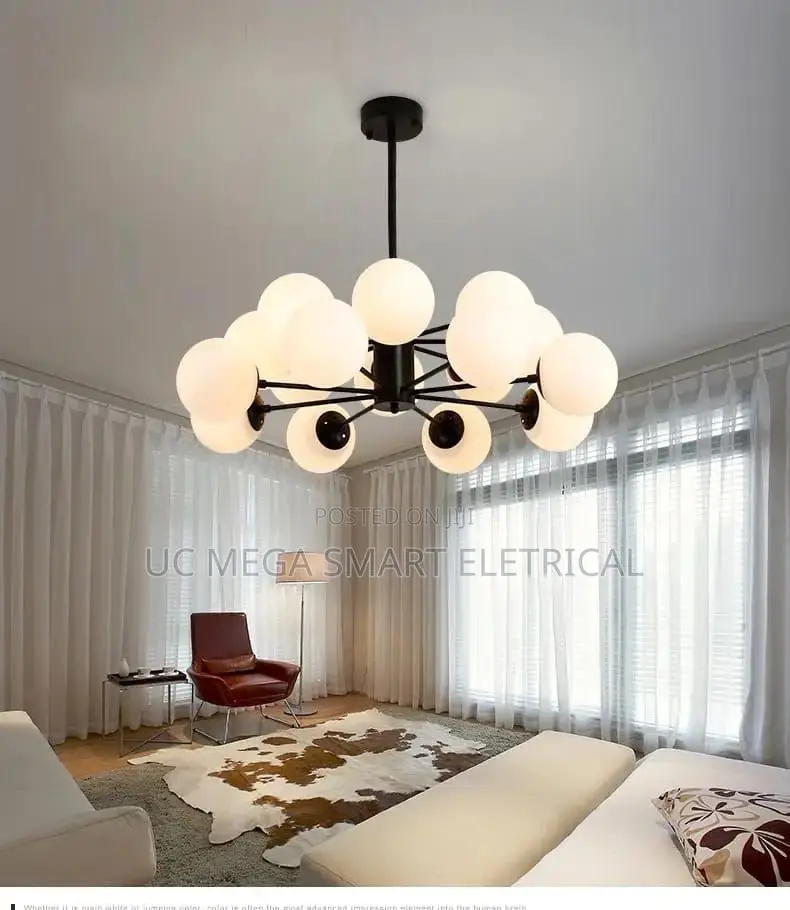 Living Room Chandeliers Nordic Led Lamp Modern Hanging Light Fixture