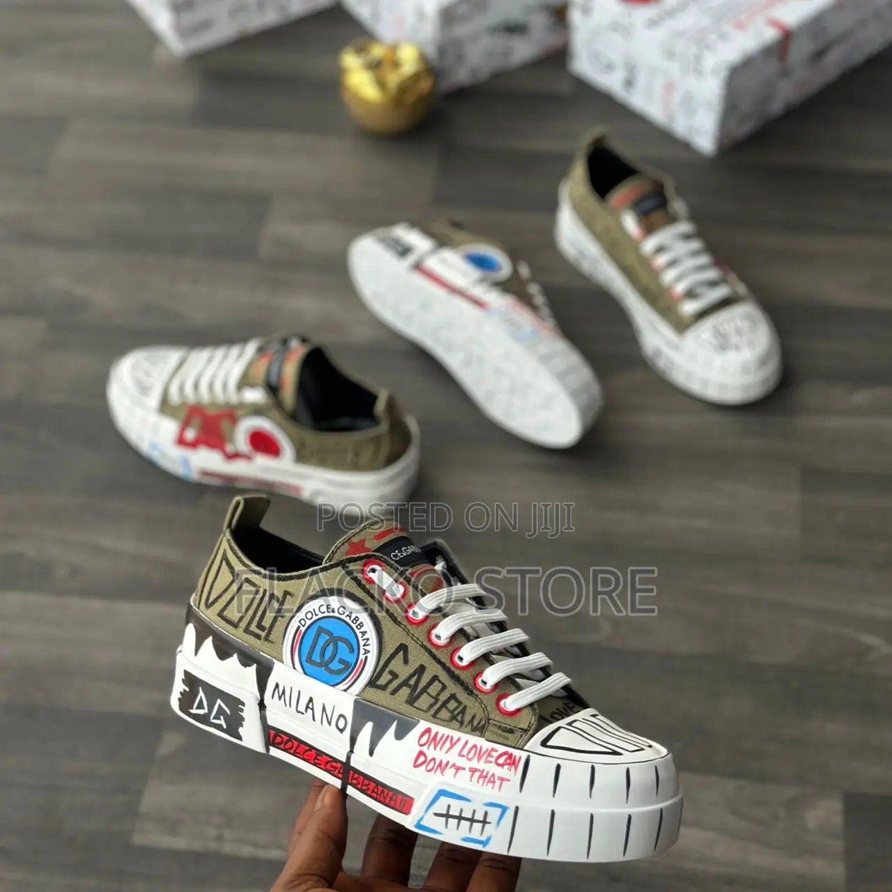 Original Dolce Gabbana Signature Luxury Sneakers