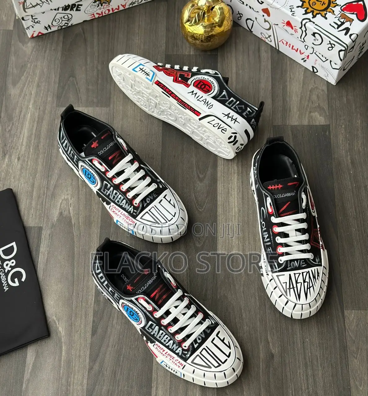 Original Dolce Gabbana Signature Luxury Sneakers