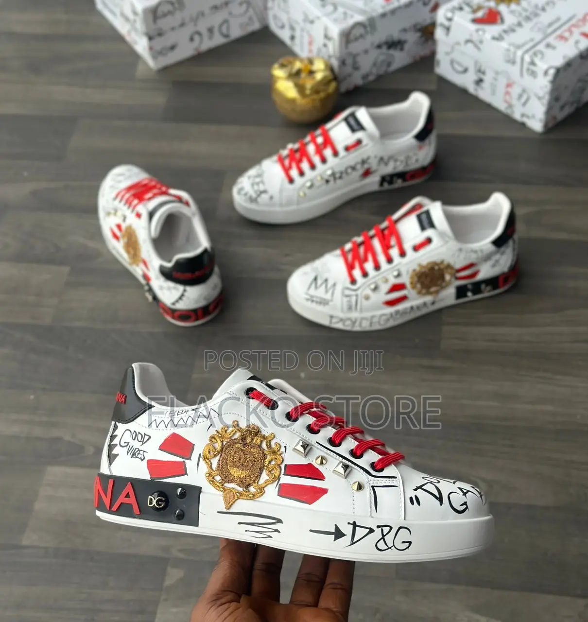 Original Dolce Gabbana Royalty Luxury Sneakers