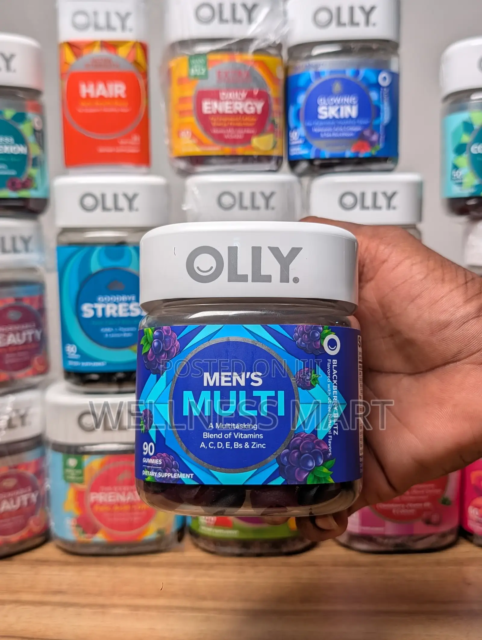Olly Men's Multivitamin Gummy | Energy + Immunity | U.S.A Brand| Lagos