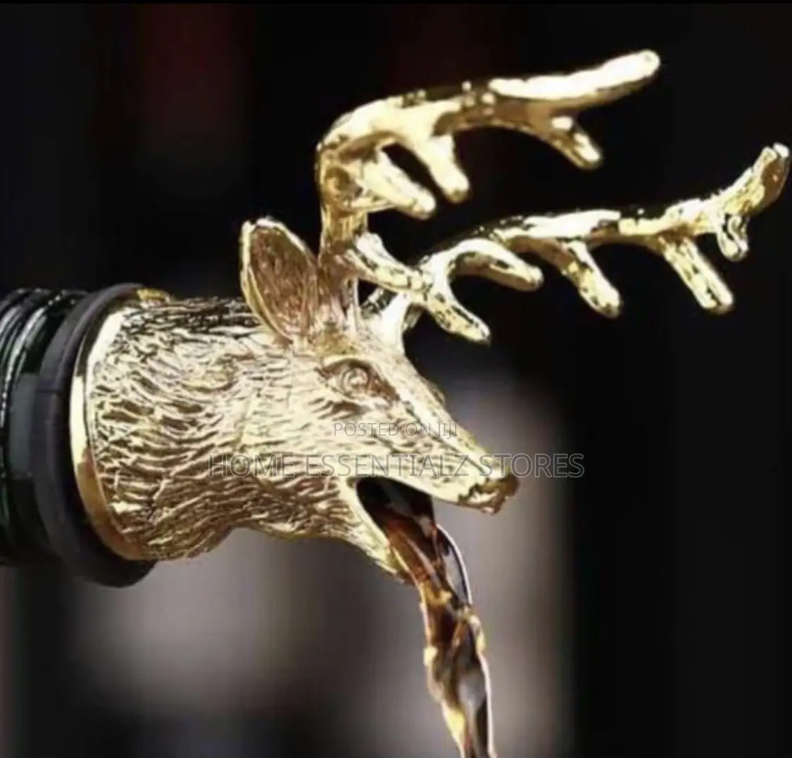 Deer Head Wine Pourer Stopper - Wine Speed Pourer