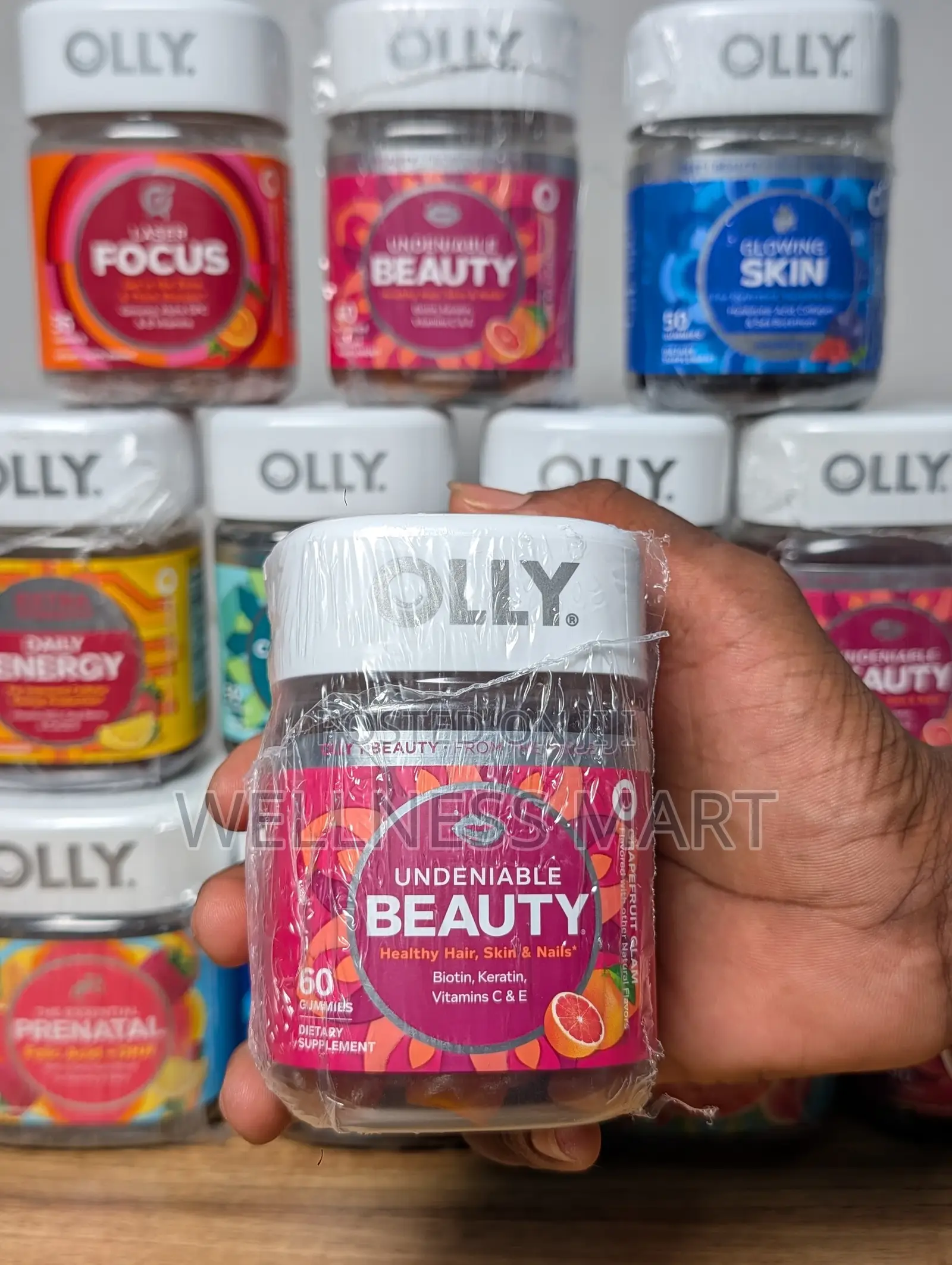 Olly Undeniable Beauty Gummies | Glow Up | Biotin + Keratin | Lagos