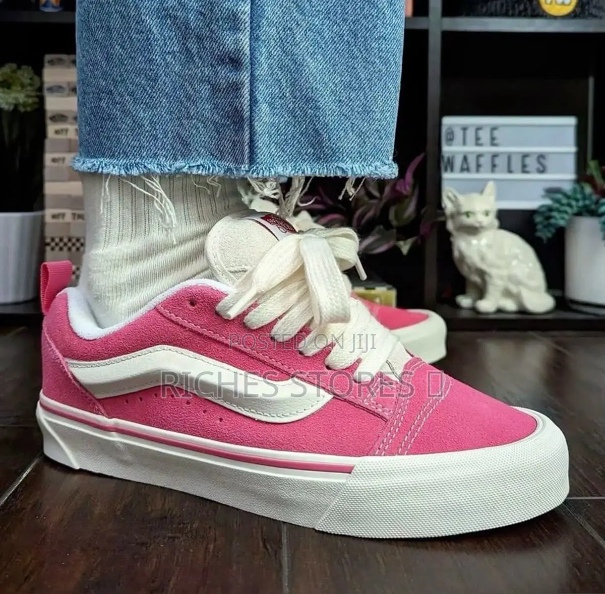 Vans Knu Skool Retro Pink Sneakers Now Available in Store