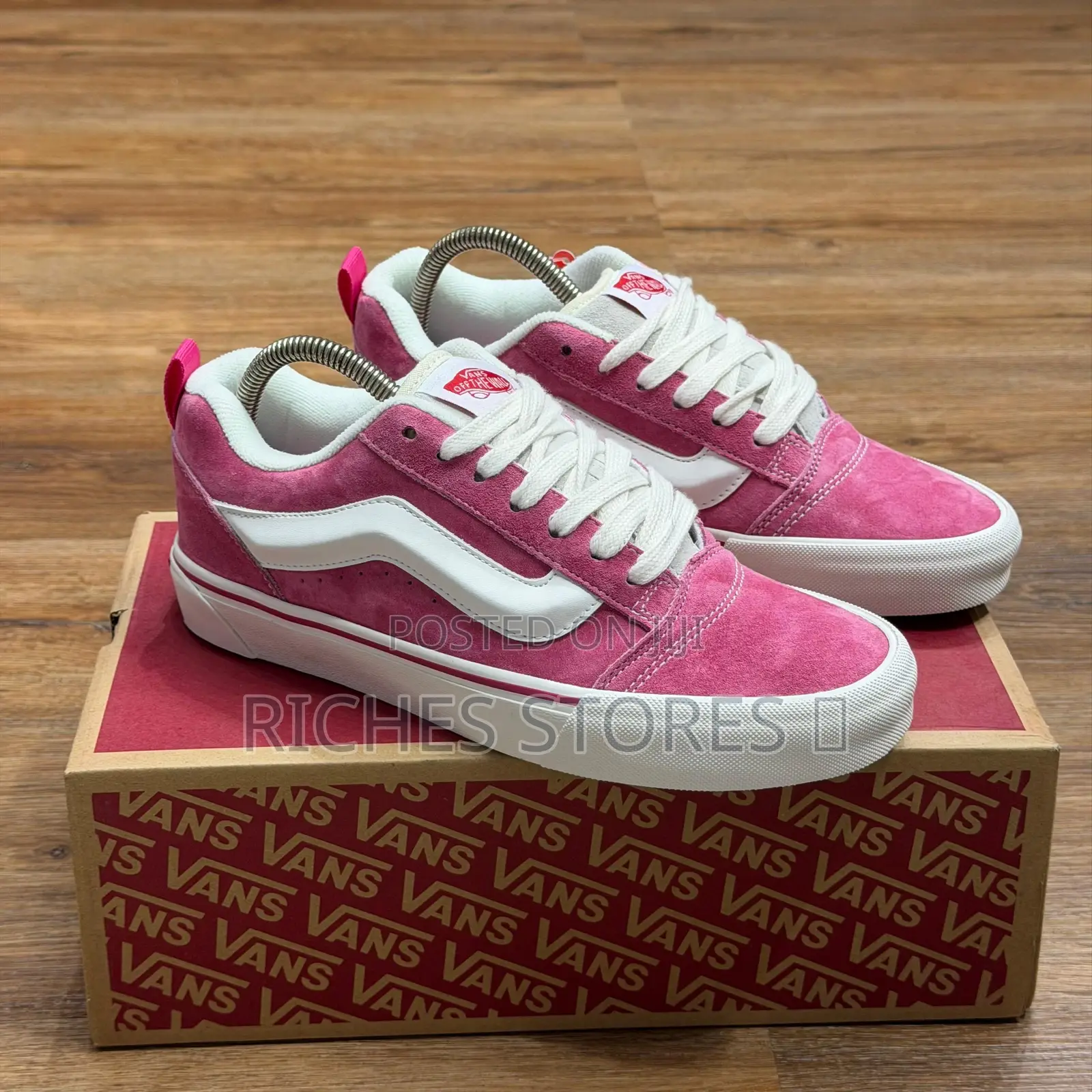 Vans Knu Skool Retro Pink Sneakers Now Available in Store