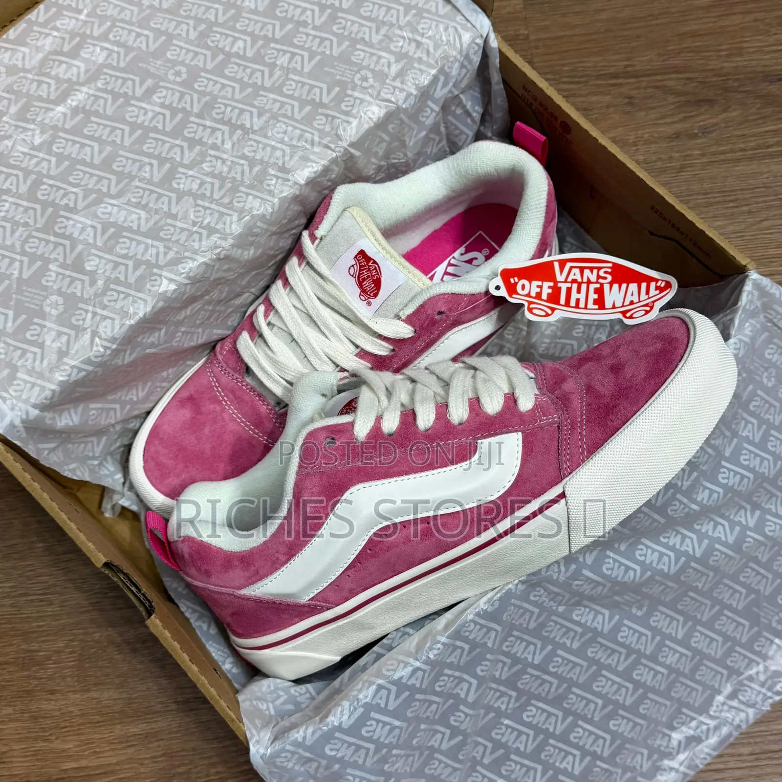 Vans Knu Skool Retro Pink Sneakers Now Available in Store