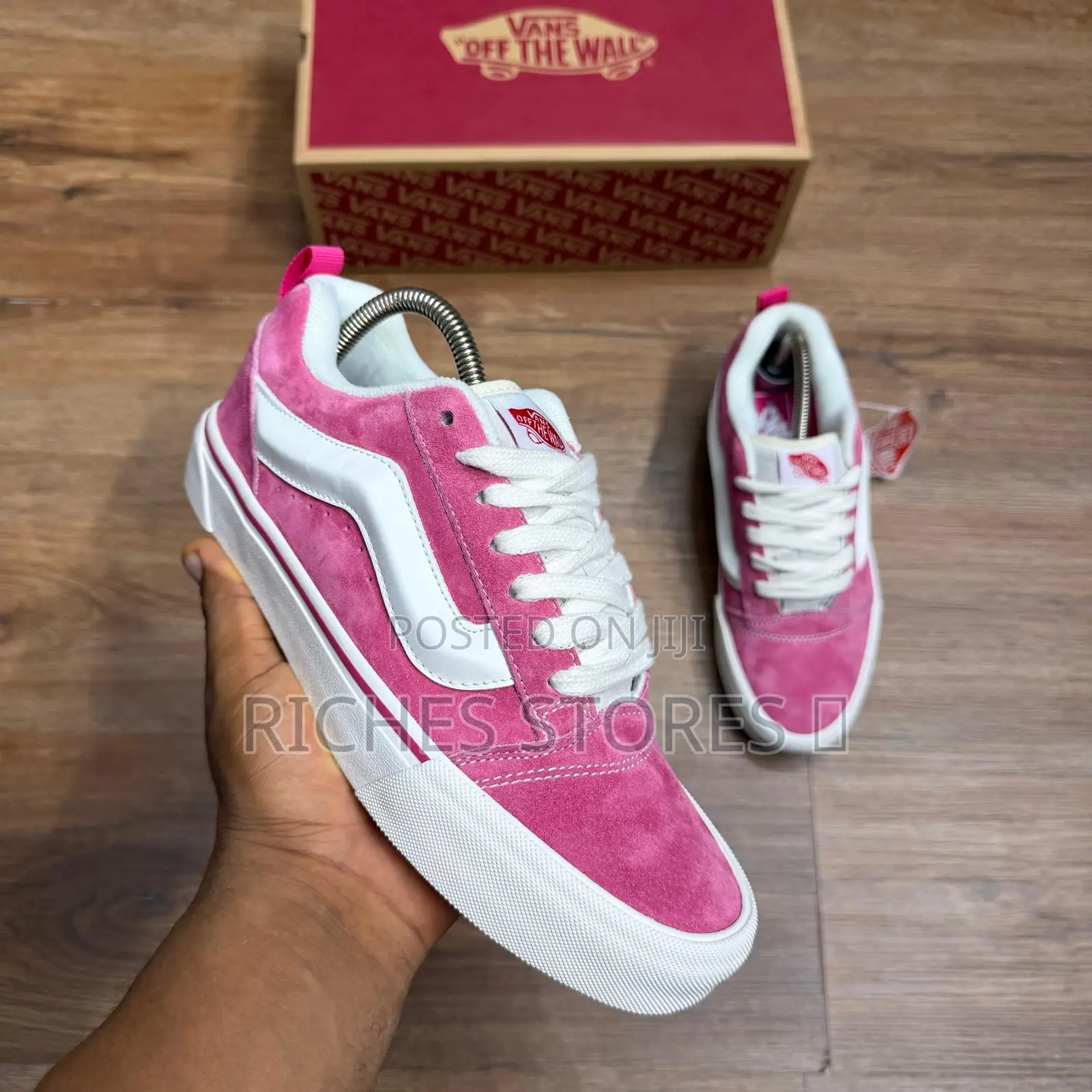 Vans Knu Skool Retro Pink Sneakers Now Available in Store