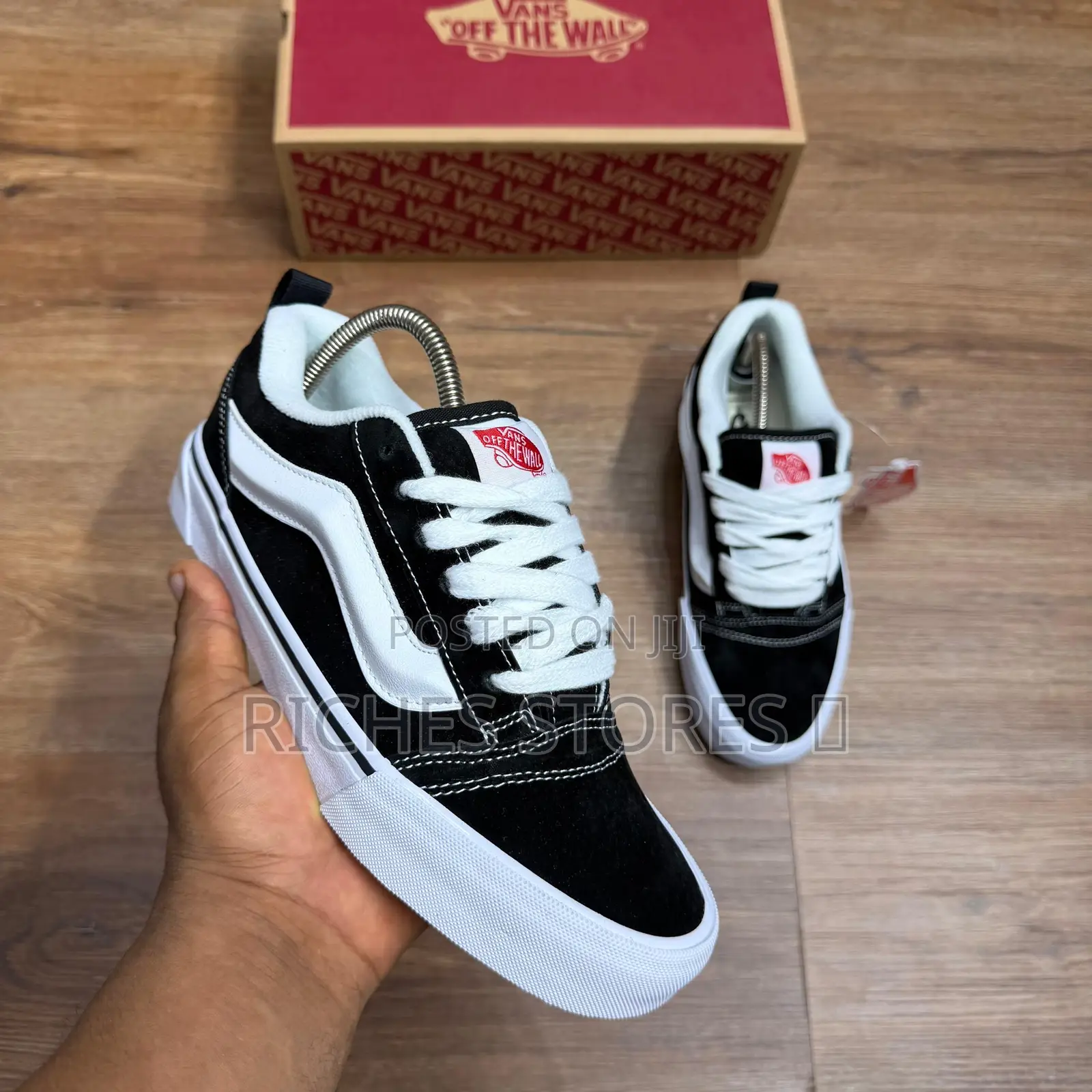 Vans Knu Skool Black White Sneakers
Now Available in Store