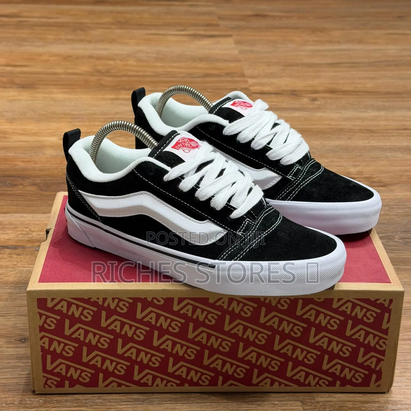 Vans Knu Skool Black White Sneakers
Now Available in Store