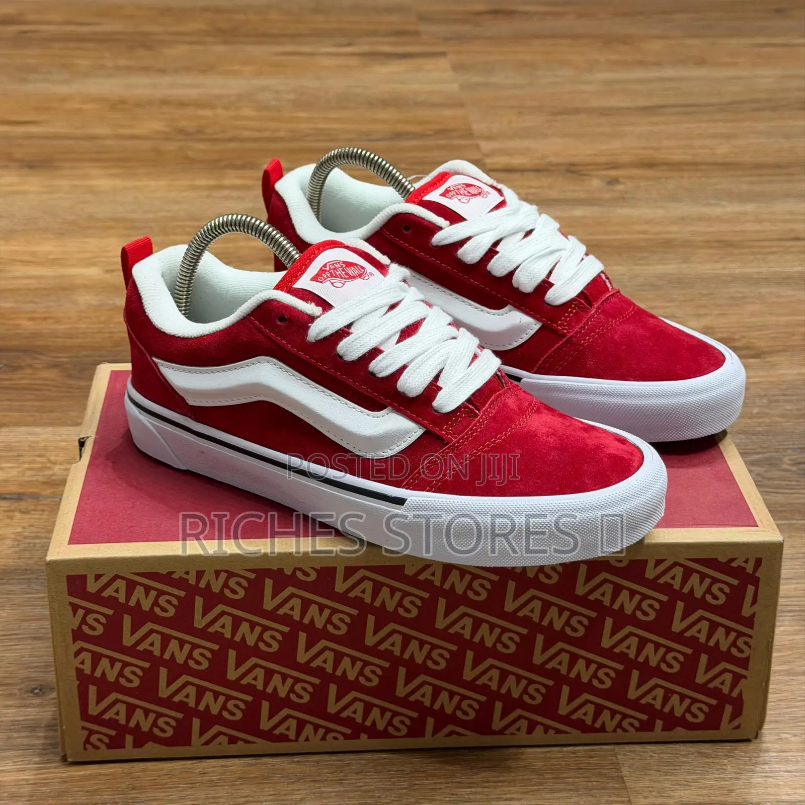 Vans Knu Skool Red White SNKS