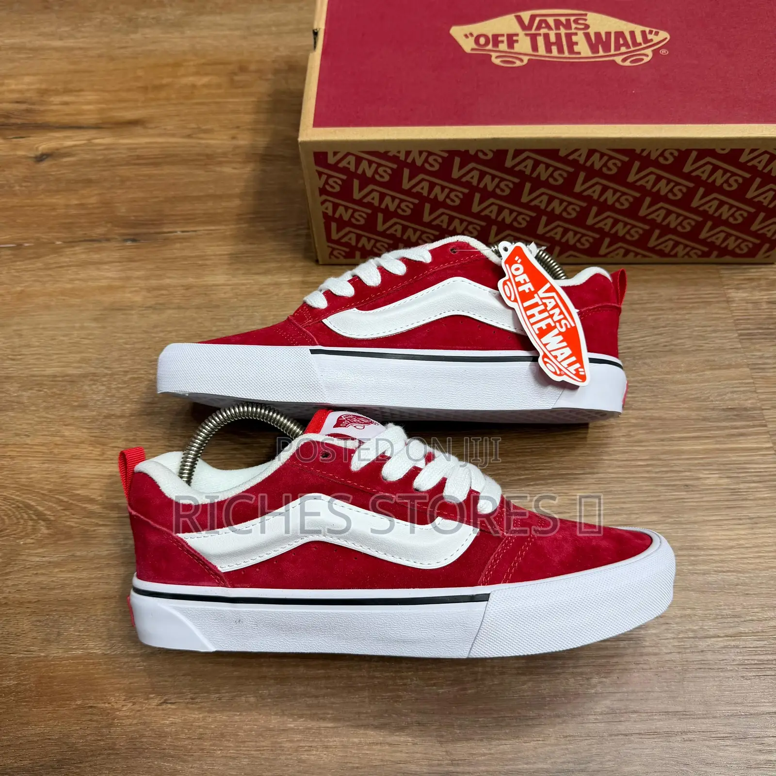 Vans Knu Skool Red White SNKS