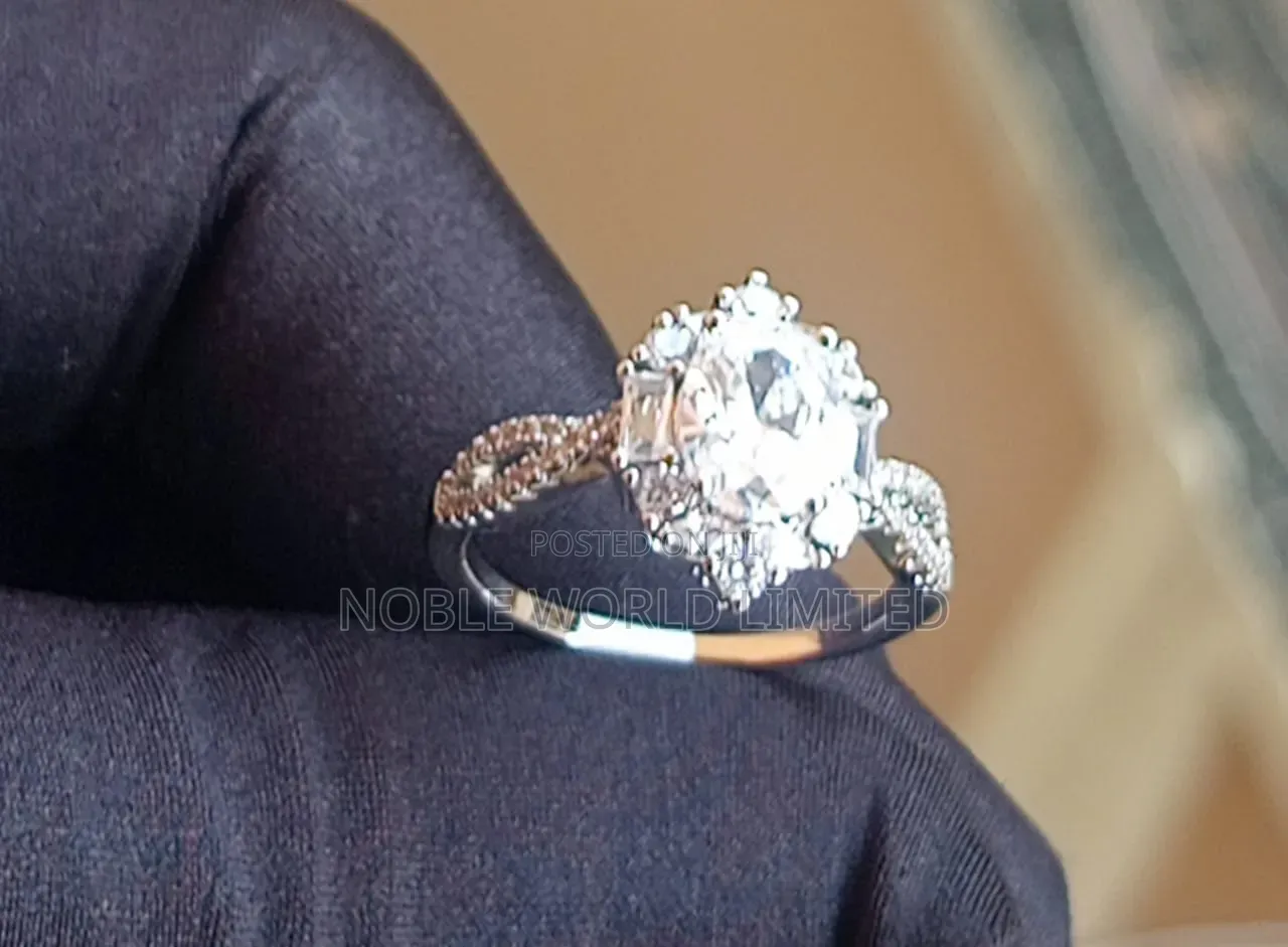 Classic Silver Wedding/Proposal Rings