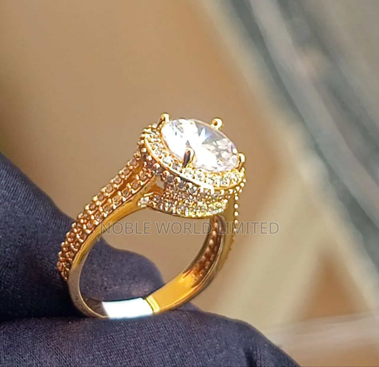 Gold Colour Proposal /Engagement Rings