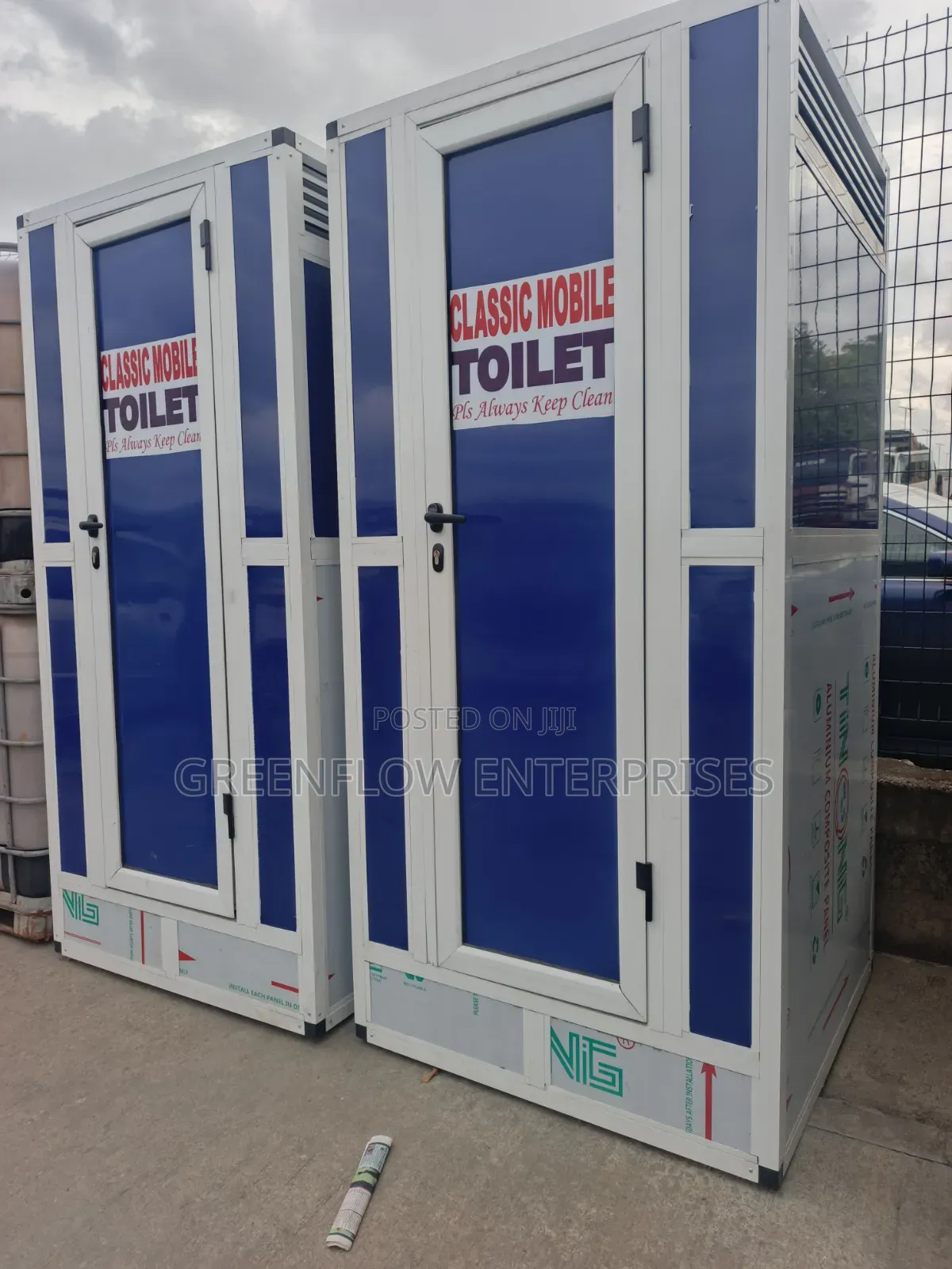 Mobile Toilet (Strong Aluminum)