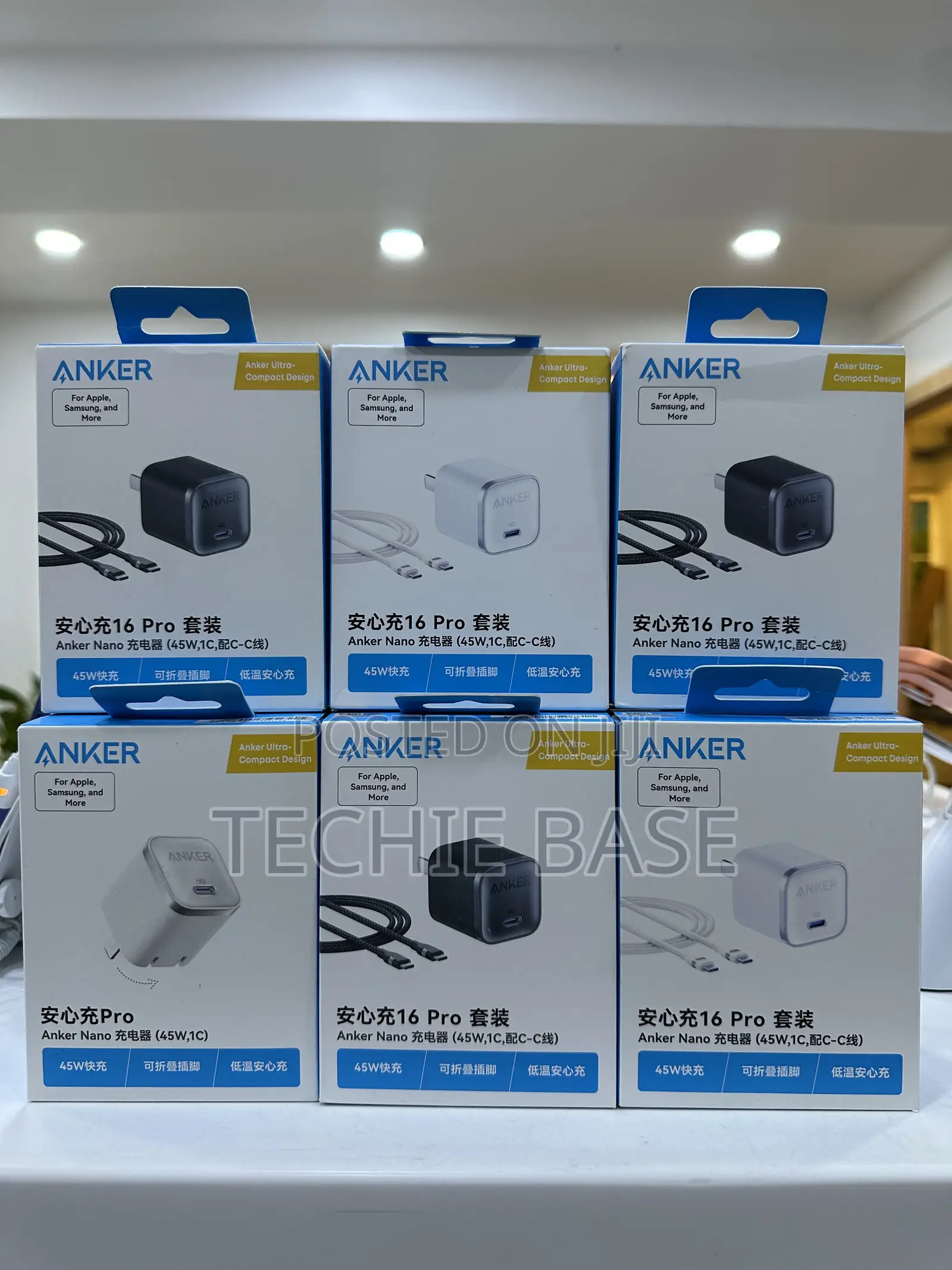 Anker Nano Charger (45w) With Usb-C Cable