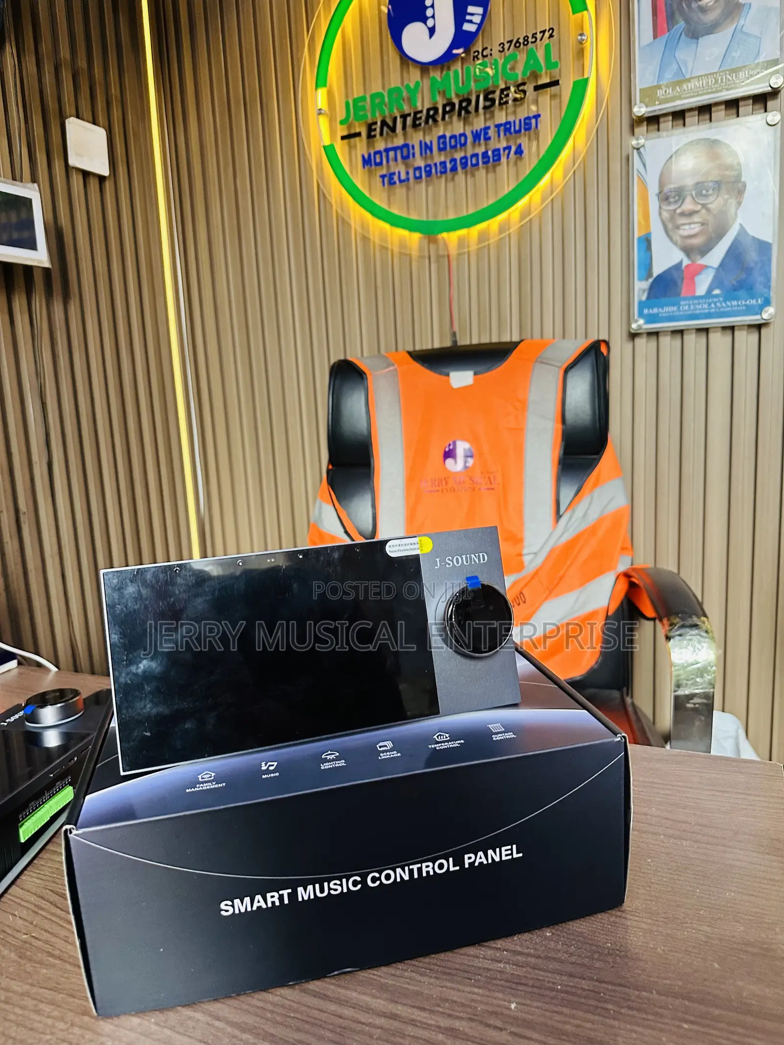Jsound Smart Music Control Panel With Voice Commands and Lightings