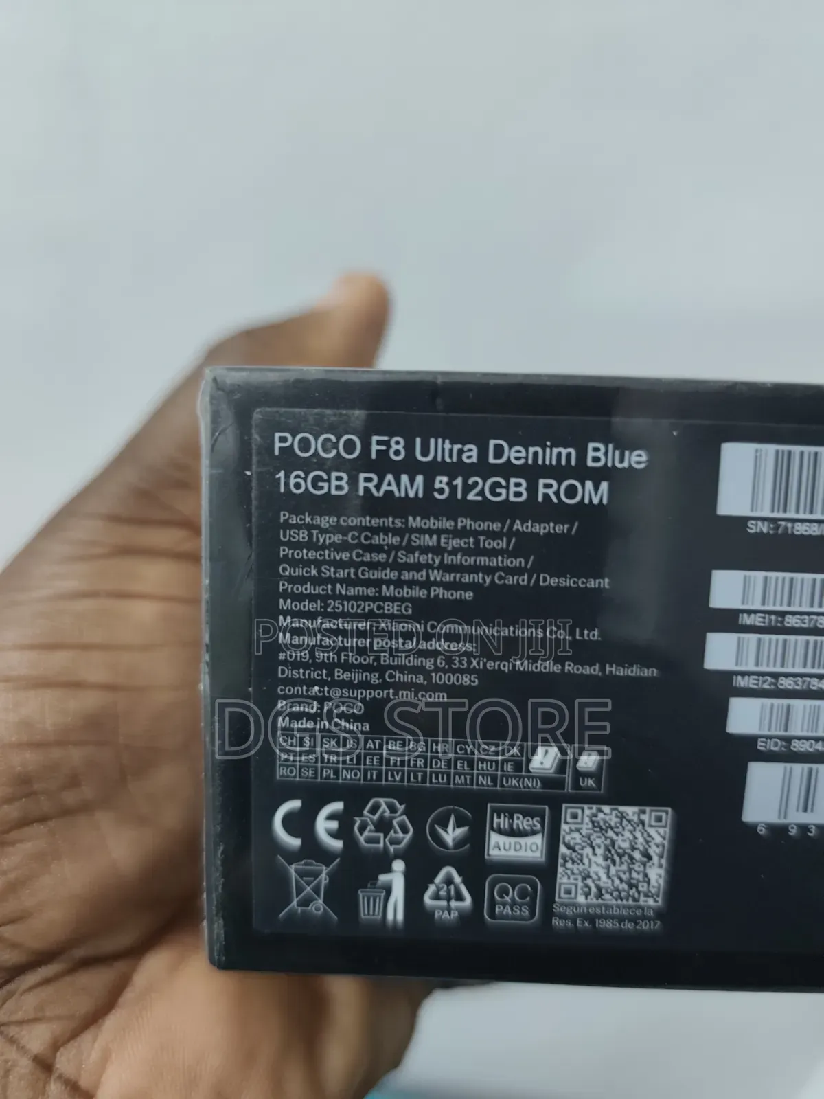 New Xiaomi Poco F8 Ultra 512 GB Blue