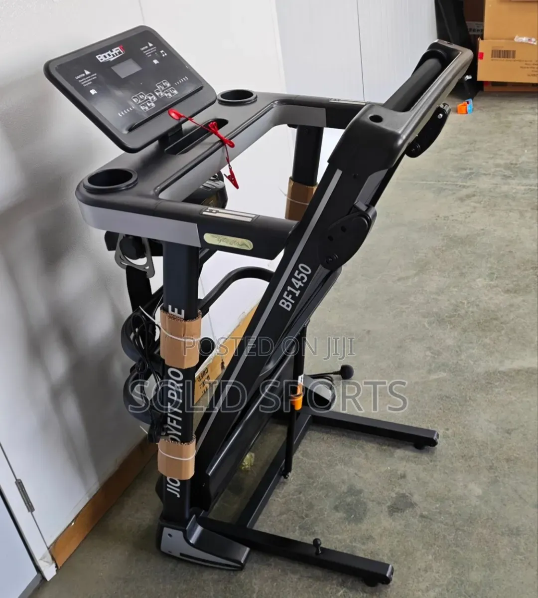 Booyfit 2.5 Hp Treadmill Maximum User Weight 130 Kg