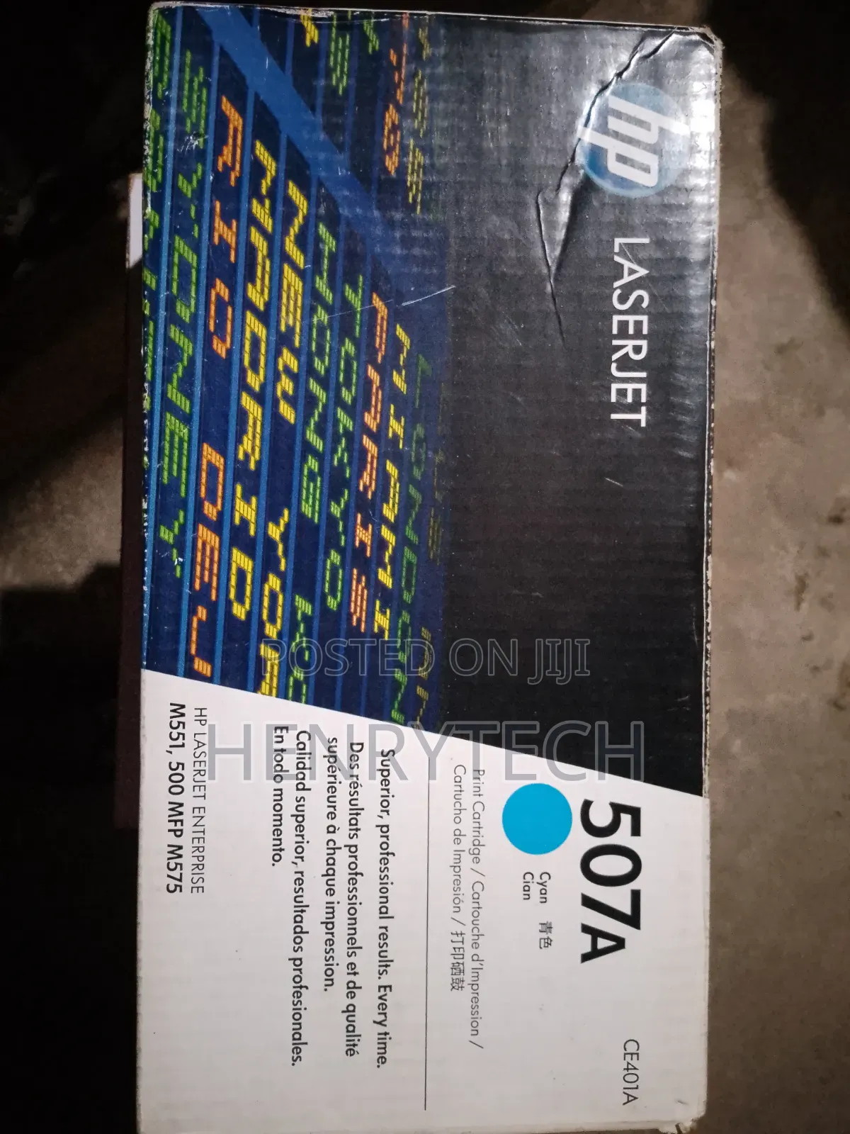 507a Toner Genuine Cartridge Hp