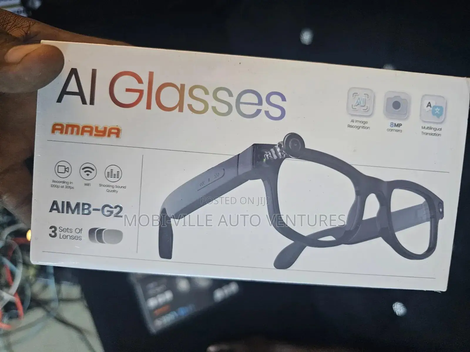 Ai Smart Eye Glasses With Two Extra Shades