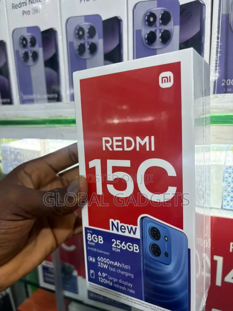 New Xiaomi Redmi 15C 4G 256 GB Black