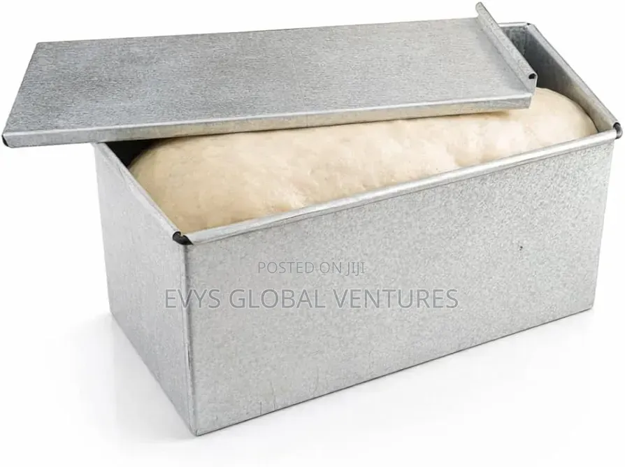 Non-Stick Bread Mould Box With Sliding Lid | 500g Loaf Pan (Large)