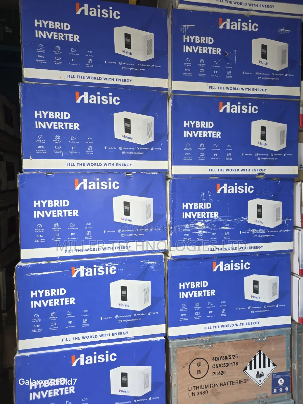 Haisic All in 1 System 1.5kva+4kwh Battery