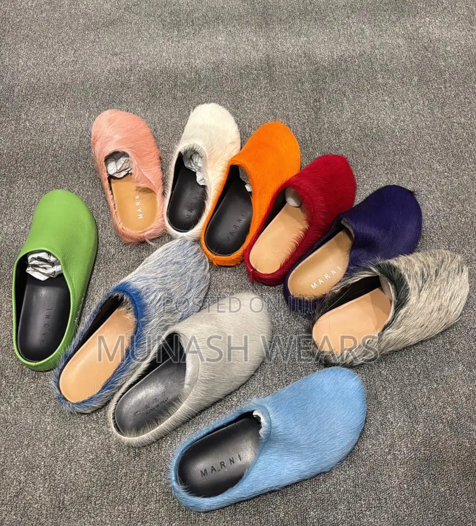 Marni Leather Inner and Hair Calf Upper Colors Available 40-47