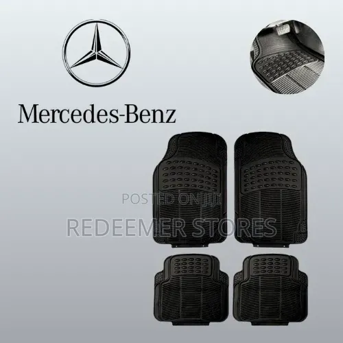 Universal Mercedes Car Floor Mats 4pcs Rubber Fit